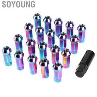 Soyoung Auto Accessories wheel nut  12x1.5mm Lug Nuts Open End Extended Professional Car Modification Accessory