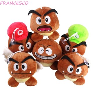 Francesco Goomba ตุ๊กตาของเล่น 6 แบบ Kawaii ของเล่นเด็ก จี้กระเป๋า ของเล่นเด็ก ของขวัญ ซูเปอร์มาริโอ้