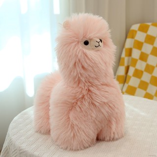 หมอนตุ๊กตานุ่ม รูปการ์ตูน Kawaii Alpaca น่ารัก