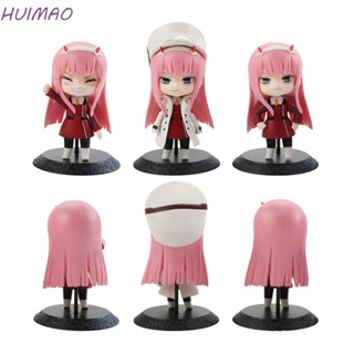 Huimao ฟิกเกอร์ PVC Dar-ling in the FRANXX Zero Two 02 ขนาด 10 ซม. ของเล่นสําหรับเด็ก