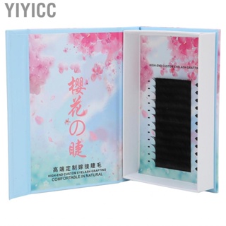 Yiyicc 0.05C V shaped Eyelash Extension False Dense Long Grafting Lashes Set