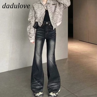 DaDulove💕 New American Ins High Street Retro Micro Flared Jeans Niche High Waist Wide Leg Pants Trousers