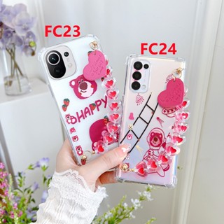 เคสโทรศัพท์ เคสมือถือ เคสนิ่ม สำหรับ เคส Infinix Note 11s Hot 11 Hot 11s Hot10s Note10 Pro Infinix Hot10 Play Smart5 S5 Pro Hot8 Infinix Hot9 Infinix Hot9 Play Hot10 Smart4 Note 8 hp น่ารักๆ+โซ่