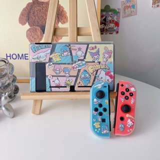 SANRIO เคสป้องกันโทรศัพท์มือถือ แบบนิ่ม ลายการ์ตูนคิตตี้ กันกระแทก สําหรับ Nintendo Switch V2 V1