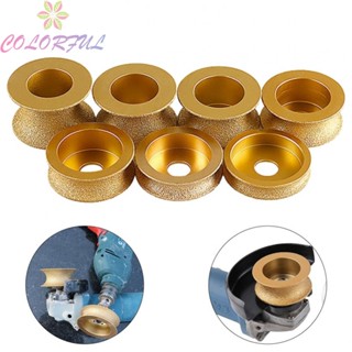 【COLORFUL】Grinding Wheel Diamond Dry Vacuum Brazed Granite Boards Round 3inch 75mm