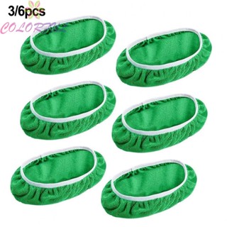 【COLORFUL】Reusable Mop Pads for Swiffer Sweeper Wet Dry Refills Large Size Easy to Replace