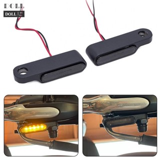 ⭐24H SHIPING ⭐Marker Lights Car Light Metal+LED Amber Durable For Harley Dyna Sportster