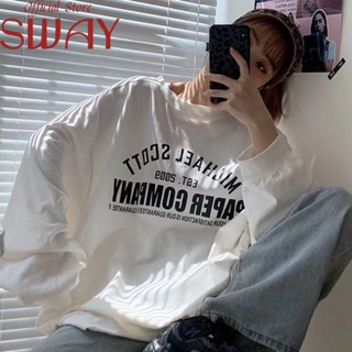 SWAY  เสื้อผ้าผู้ญิง แขนยาว เสื้อฮู้ด คลุมหญิง สไตล์เกาหลี แฟชั่น  Stylish Chic ทันสมัย สบาย A98J1JQ 36Z230909