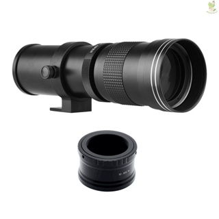 เลนส์ซูมกล้อง MF Super Telephoto F/8.3-16 420-800 มม. T2 พร้อมแหวนอะแดปเตอร์เมาท์ M เกลียว 1/4 มา 8.9