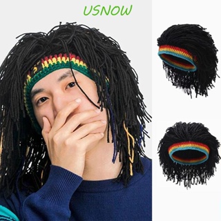 Usnow วิกผมถักโครเชต์ แฮนด์เมด ลาย Reggae Dreadlocks เหมาะกับปาร์ตี้ฮาโลวีน สําหรับผู้หญิง