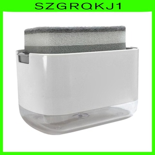 [szgrqkj1] เครื่องปั๊มสบู่ พร้อมที่วางฟองน้ํา 2 in 1 สําหรับตกแต่งบ้านฟาร์ม