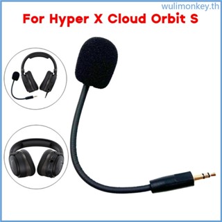 Wu ชุดหูฟังไมโครโฟนไร้สาย ถอดออกได้ แบบเปลี่ยน สําหรับ Hyper X Cloud Orbit S