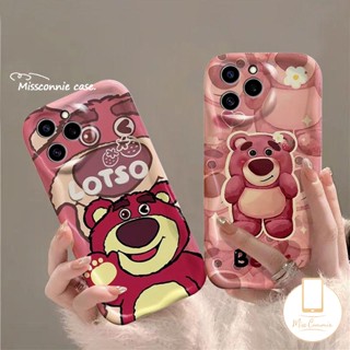 เคสโทรศัพท์มือถือ กันกระแทก ลายการ์ตูนหมี สตรอเบอร์รี่ 3D สําหรับ Infinix Hot 10Lite 30i 8 9 Hot 9 10 30 8 20 12 11 Play Note 12 G96 Smart 7 6 5 6Plus