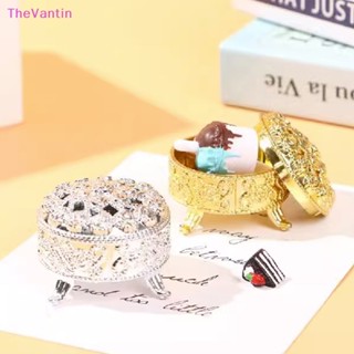 Thevantin กล่องพลาสติกฟอยล์ สีทอง ขนาดเล็ก สําหรับใส่ขนมเค้ก ขนมหวาน ของขวัญ งานแต่งงาน งานเลี้ยง เบบี้ชาวเวอร์