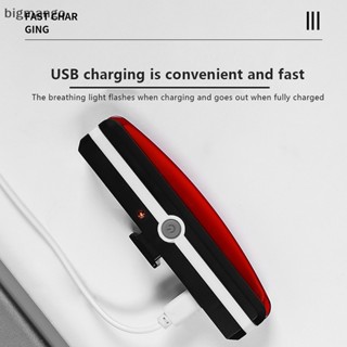 [bigmango] ไฟกระพริบหกโหมด กันน้ํา ชาร์จ USB สําหรับติดท้ายรถจักรยาน พร้อมส่ง