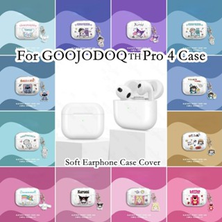 【Yoshida】สําหรับ Goojodoq 🇹🇭 เคสลายการ์ตูน สําหรับ GOOJODOQ Pro 4 🇹🇭 เคสหูฟัง แบบนิ่ม สําหรับ Pro 4