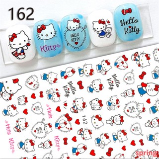 SANRIO สติกเกอร์ ลาย Hello Kitty 3D สําหรับติดตกแต่งเล็บ 2023