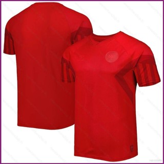 เสื้อกีฬาแขนสั้น ลายทีมชาติฟุตบอล NP2 World Cup Denmark Jersey ชุดเหย้า PN2 เข้าได้กับทุกชุด