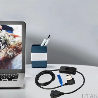 Utake สายเคเบิลต่อขยาย USB 2 0 พร้อมสวิตช์ถ่ายโอนข้อมูล