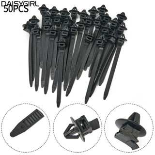 【DAISYG】Fastener Clips Hose Fastening Strap Accessories 50pcs Nylon Cable Wrap