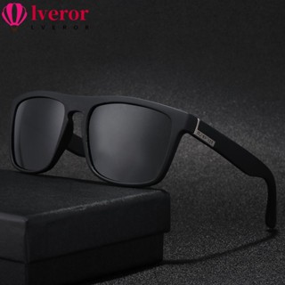 Lveror แว่นตากันแดด เลนส์โพลาไรซ์ ทรงสี่เหลี่ยม สําหรับตกปลา UV400