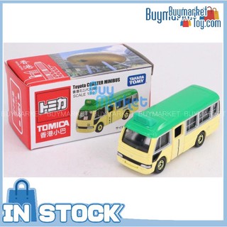 [Original] Takara Tomy TOMICA Hong Kong Minibus Toyota COASTER Green Scale 1/89 Diecast car