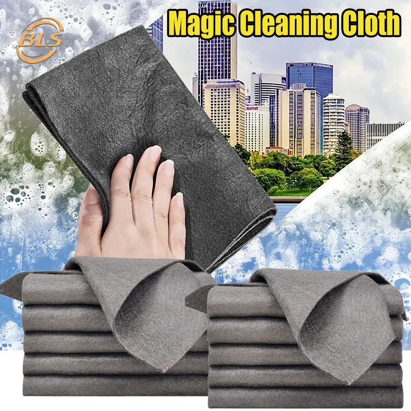 ผ้าไมโครไฟเบอร์ แบบหนา ขนาด 40x50 ซม. ใช้ซ้ําได้ สําหรับทําความสะอาดจาน ห้องครัว หน้าต่าง เศษผ้า