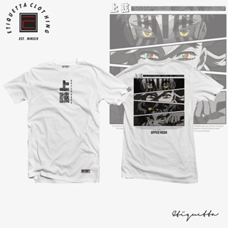 【READY STOCK】Anime Shirt - ETQT - Demon Slayer - Upper Moon Oversize T Shirt_03