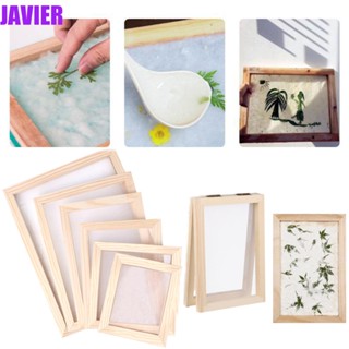 Javier กรอบไม้ สําหรับทํากระดาษรีไซเคิล DIY