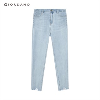 GIORDANO กางเกงยีนส์ผู้หญิง Womens Denim Cropped Pants 05422224