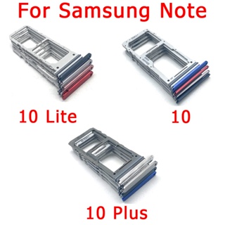 อะแดปเตอร์ถาดซิมการ์ด Micro SD แบบเปลี่ยน สําหรับ Samsung Galaxy Note 10 Plus Note 10 Lite