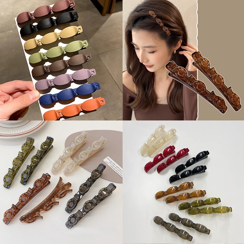 ใหม่ กิ๊บติดผม อะคริลิคถัก เนื้อแมตต์ ฤดูร้อน สําหรับเด็กผู้หญิง