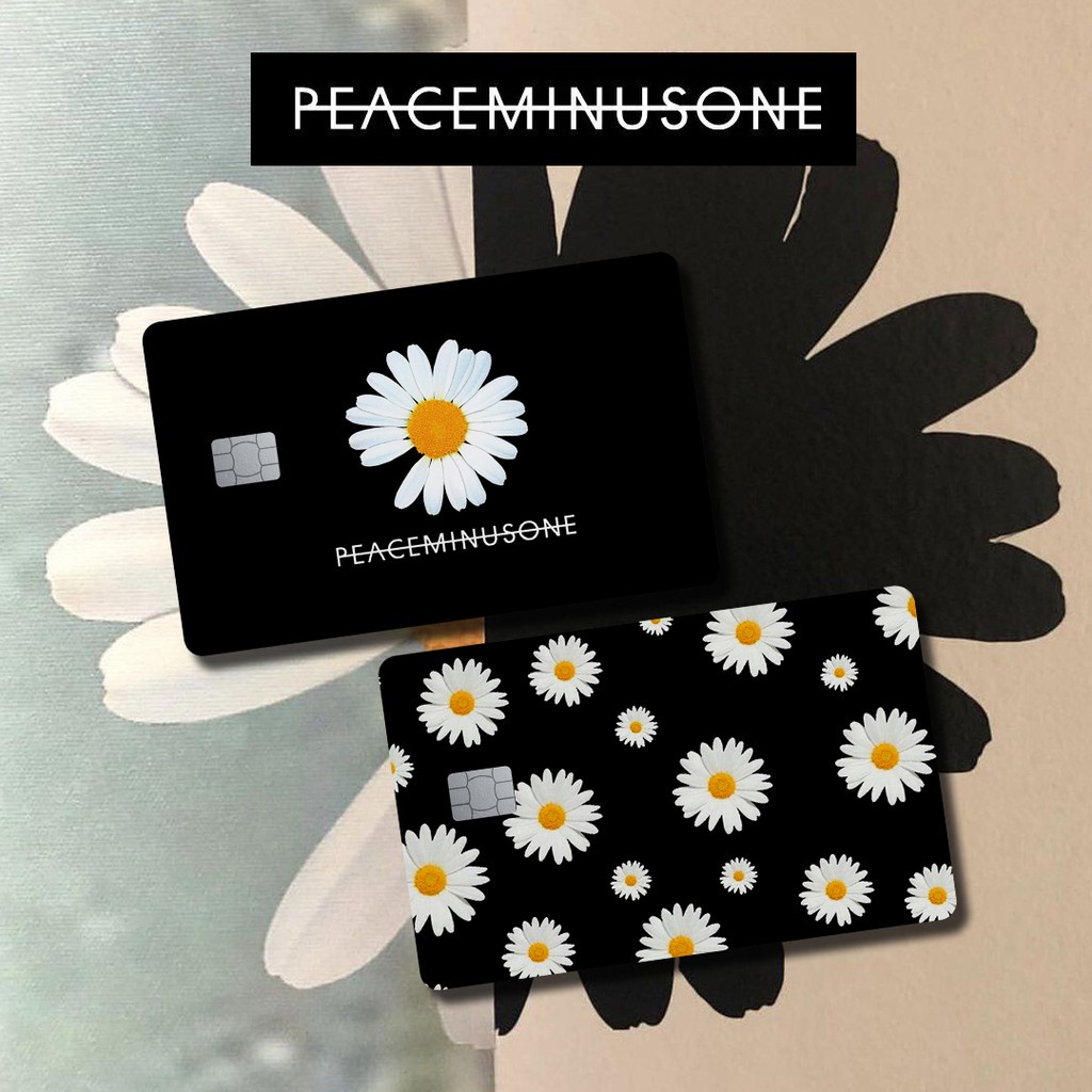บัตรผิว ธีม ATM PEACEMINUSONE | สติกเกอร์การ์ด ATM ตกแต่ง การ์ดอพาร์ทเมนท์ - กันน้ํา