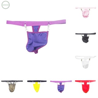 GORGEOUS~Men Low Waist Pouch T-back G-String Thong Underwear/Briefs Underpants Panties.