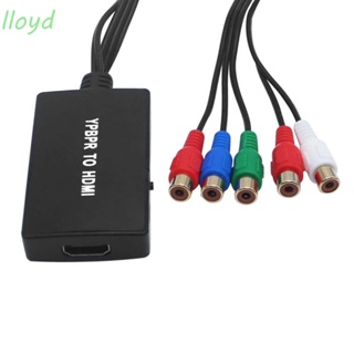 LLOYD Plug and Play YPbPr to HDMI  Adapter 1080P YPbPr-compatible To HDMI YPBPR To HDMI Converter for DVD 5RCA Component Video YPBPR Converter Video Converter YPbPr to HDMI Audio Output Adapter/Multicolor