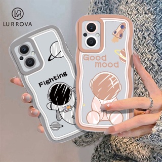 เคสOPPO Reno 8T 5G Reno 8T 4G Reno 8Z 5G Reno 7Z 5G Reno 8 5G Reno 6 5G Reno 2F 2Z Reno 5 5G F9 F11 Pro เคสซิลิโคนนิ่มลายนักบินอวกาศน่ารัก