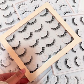 Cross-border new products 10 pairs of false eyelashes imitation mink curling thick simulation natural short eyelashes spot wholesale