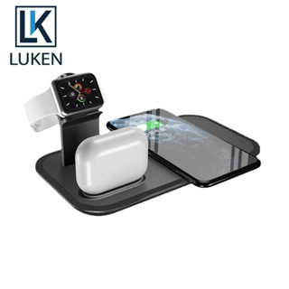 Luken 3-In-1 เครื่องชาร์จหูฟังไร้สาย อเนกประสงค์ หลากสี สําหรับ Xiaomi App