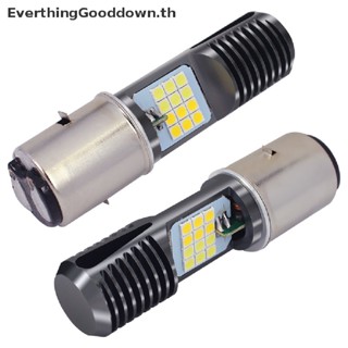 Ever หลอดไฟหน้ารถจักรยานยนต์ LED Moto H4 BA20D PX15D 3030 24SMD 6500K 1 ชิ้น