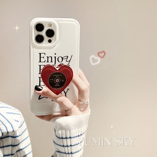 Ins ใหม่ เคสโทรศัพท์มือถือ กันกระแทก ลายหัวใจ พร้อมขาตั้ง สําหรับ Apple Iphone 14promax 13 11 14pro 13pro 14