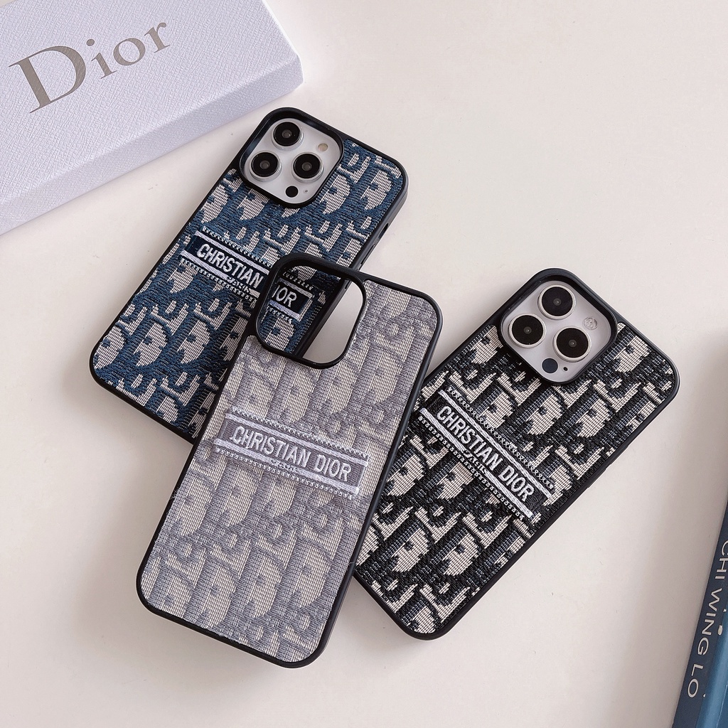 เคสโทรศัพท์มือถือ ปักลายโลโก้ สําหรับ iphone 14 13 12 11 Pro Max XsMax XR XS 7 8 Plus 15promax
