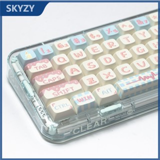 127 คีย์ Sweet Cake Keycaps XDA Profile น่ารัก PBT Dye Sub ปุ่มกดคีย์บอร์ด  Keycap