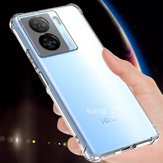 Ready Stock New Phone Case เคส VIVO IQOO Z7 5G / IQOO Z7X 5G Casing Four-corner Airbag Shockproof Clear TPU Anti-fall Protector VIVO IQOOZ7X 5G Soft Case เคสโทรศัพท