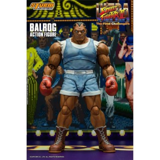 พร้อมส่ง ของเล่นฟิกเกอร์ Storm Street Fighter 2 BALROG BALROG 1/12 20 ซม. CPSF23