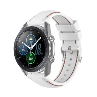 สายนาฬิกาข้อมือซิลิโคน สําหรับ Samsung Galaxy Watch 3 41 มม. Active2 Active Gear Sport 20 มม.