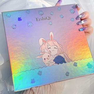 Ershiqi พาเลทอายแชโดว์ ชิมเมอร์ เนื้อแมตต์ 23 สี อเนกประสงค์ เกลี่ยง่าย