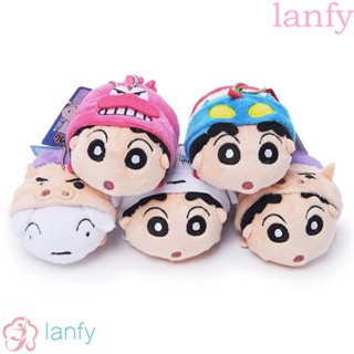 Lanfy จี้ตุ๊กตาการ์ตูนชินจังน่ารัก ผ้ากํามะหยี่ขนนิ่ม ของเล่นสําหรับเด็ก