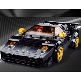 Mytopshop โมเดลฟิกเกอร์ MOC Technic Speed Countach Racing Sports Car ของเล่นเสริมการเรียนรู้เด็ก DIY 254 ชิ้น