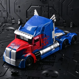 หุ่นยนต์แปลงร่างของเล่น Optimus Prime รถโลหะผสมภาพยนตร์อะนิเมะแอ็คชั่นรูปเด็กรถเสียรูปรุ่นของเล่นเด็กของขวัญเด็ก