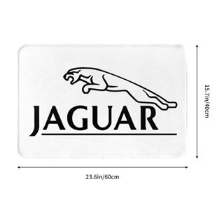 ใหม่ พรมเช็ดเท้า ผ้าสักหลาด ลายโลโก้ Jaguar กันลื่น ดูดซับน้ําได้ดี แห้งเร็ว สําหรับห้องน้ํา ห้องนั่งเล่น โซฟา ห้องนอน โต๊ะกาแฟ 16x24 นิ้ว พร้อมส่ง